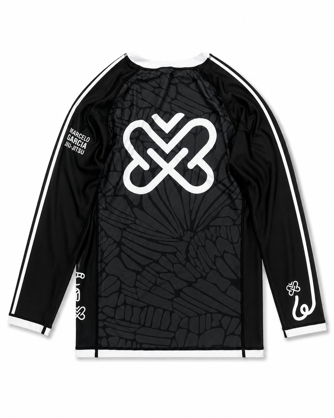 MGJJ x Jasper Wong Kaleidoscope Rash Guard Long Sleeve, Black