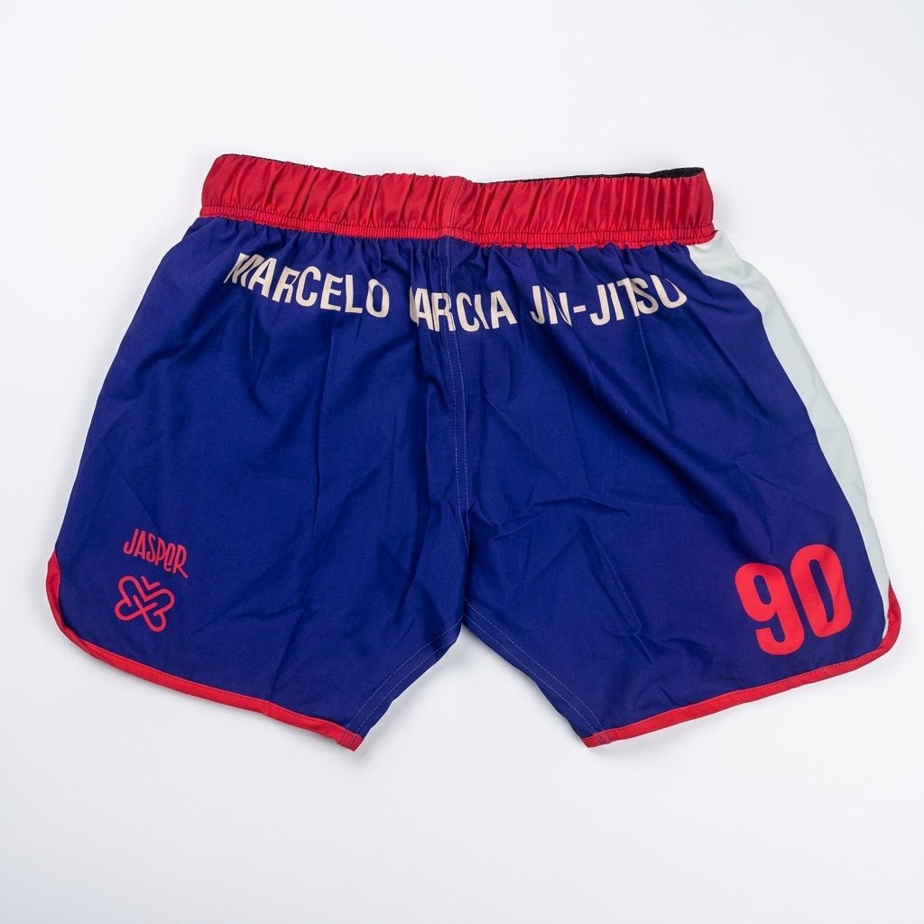 MGJJ x Jasper Wong VHS Purple Fight Shorts, Blue