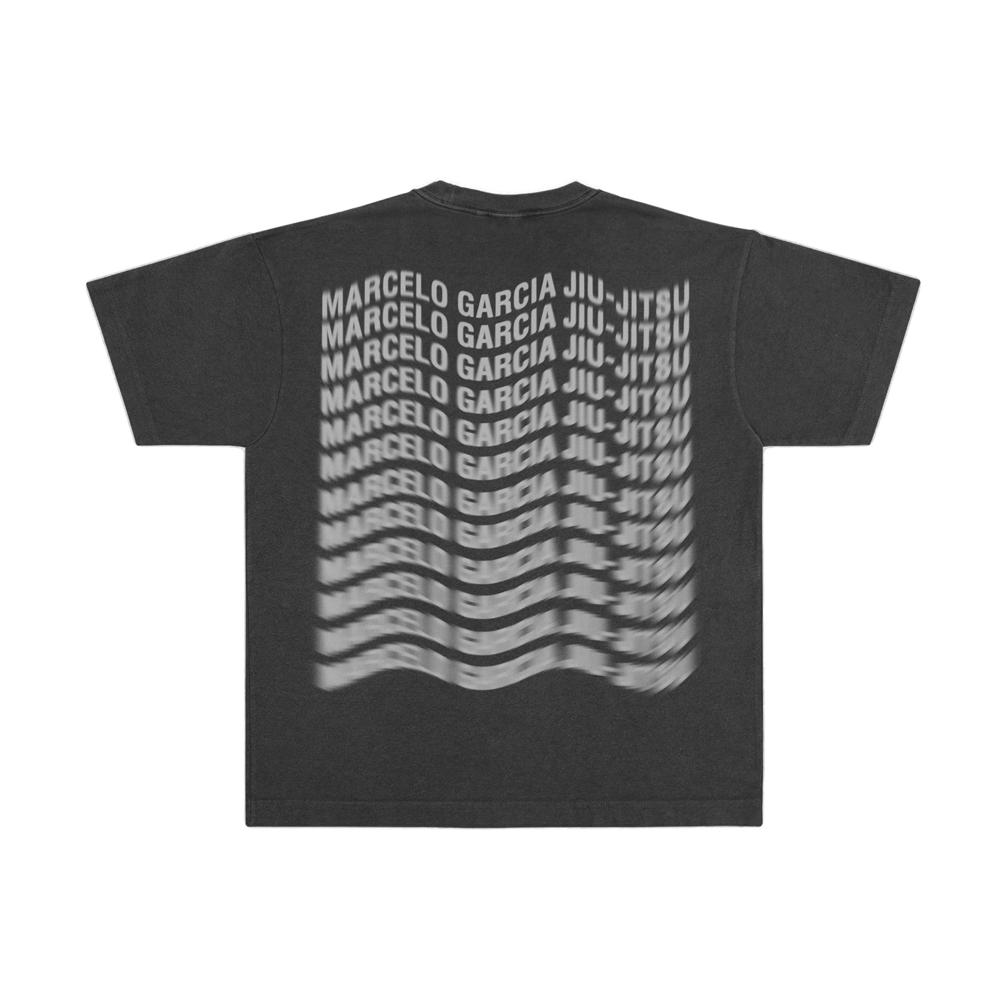 MGJJ Abstract 3 Wavy, Garment-Dye Black