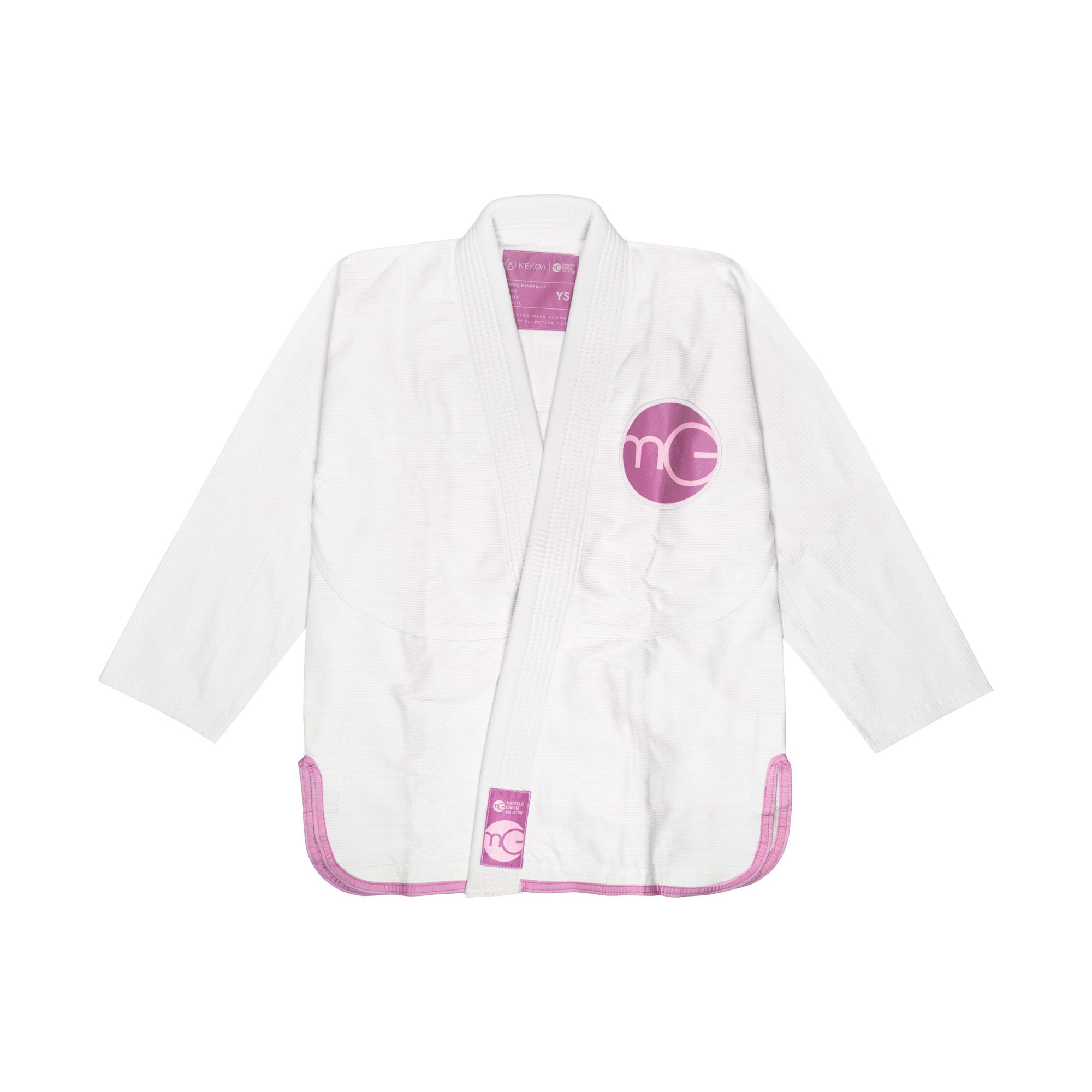 MGJJ Pink Adult Kimono, White – MarceloGarciaStore