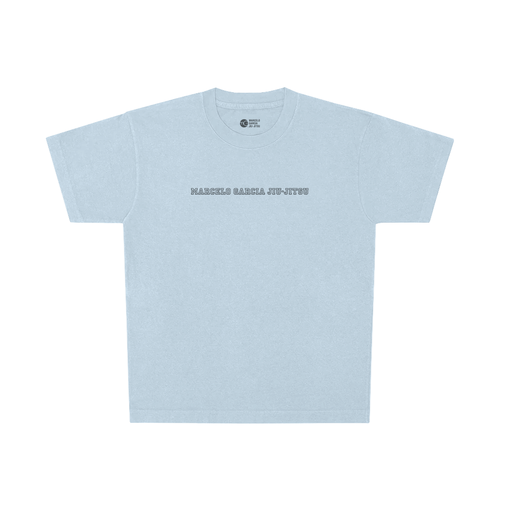MGJJ College Font Spell Out, Light Blue