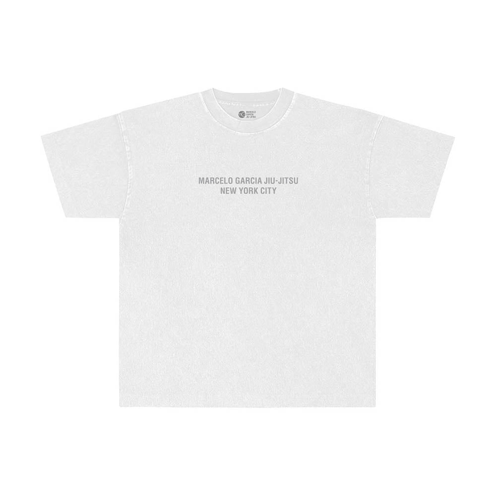MGJJ NYC Logotype Tee, Garment-Dye Off White
