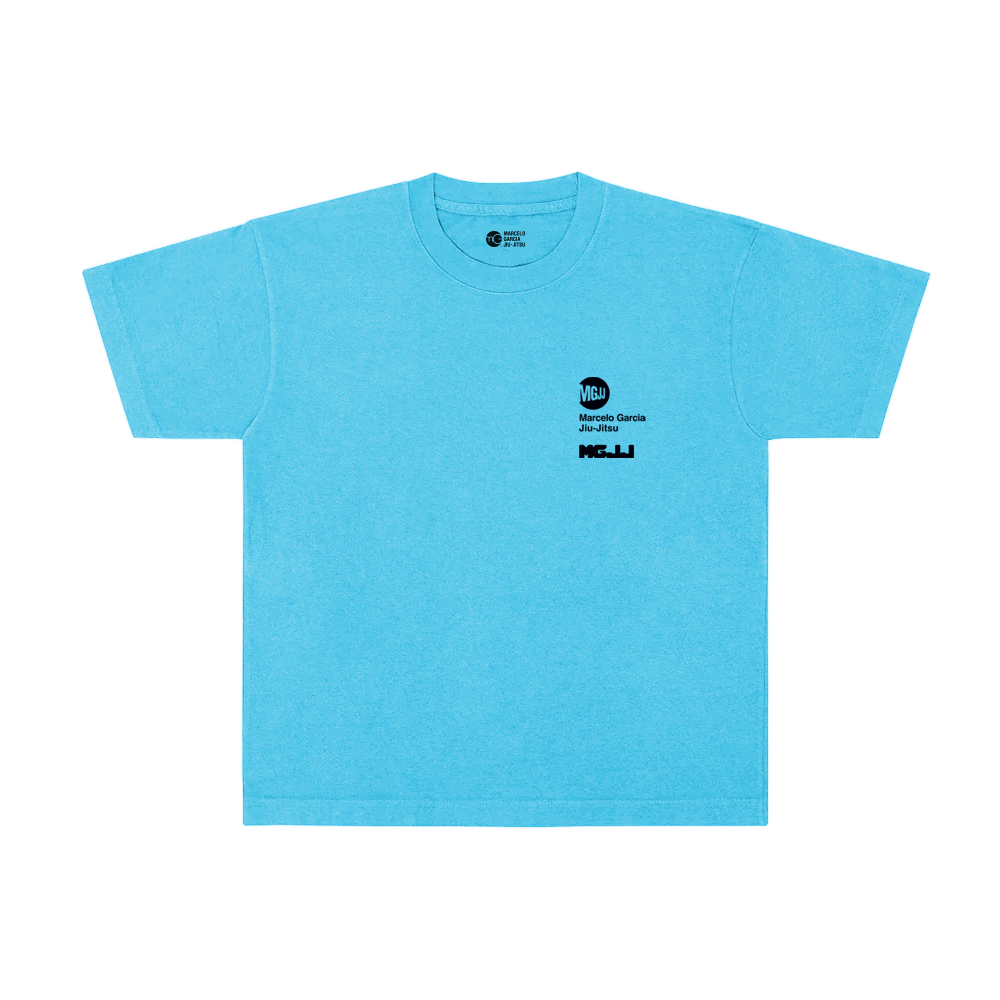 MGJJ x MTA Tee, Garment Dyed Neon Blue – MarceloGarciaStore