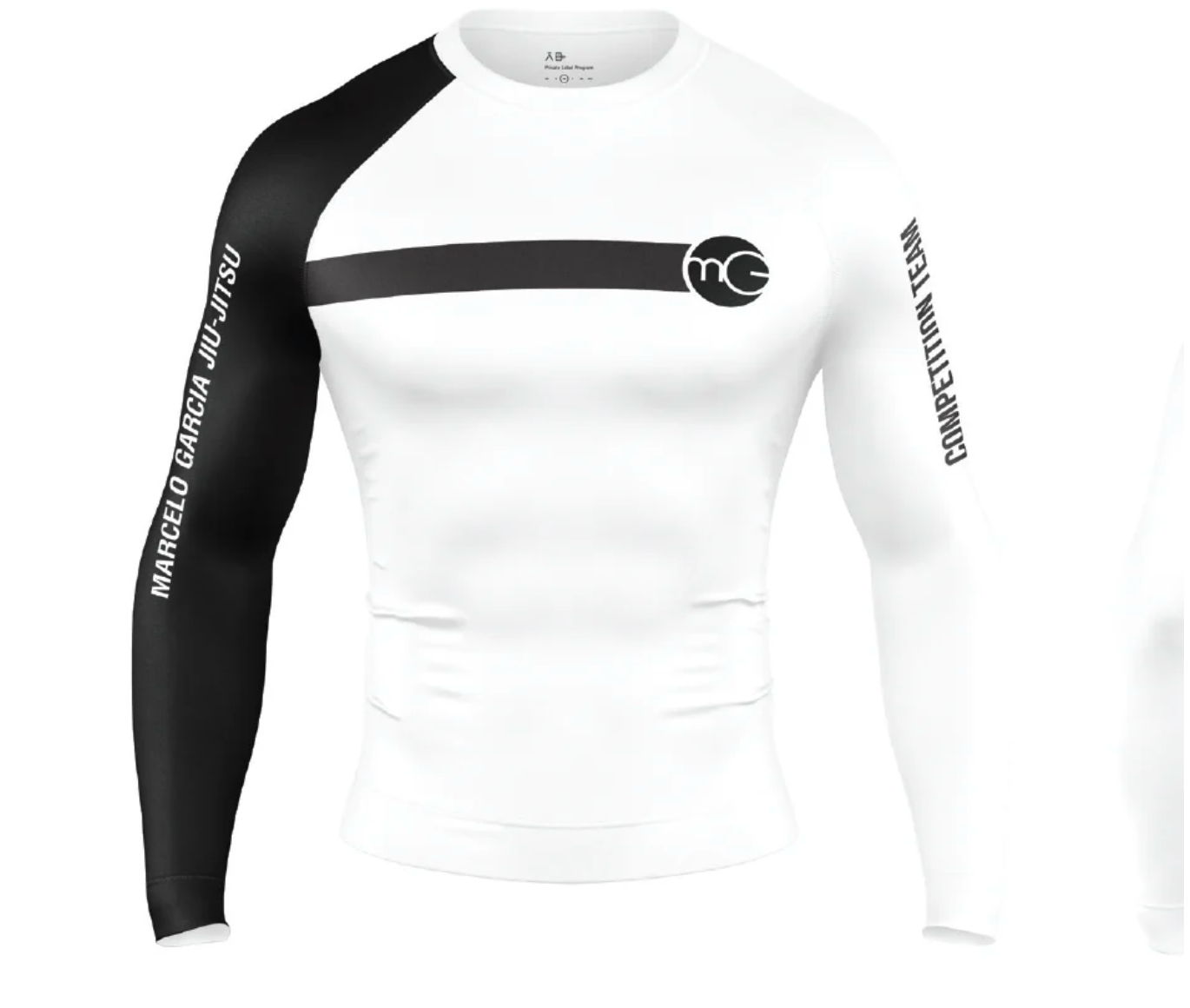 MGJJ x Kekoa Competition Rashguard, LS White