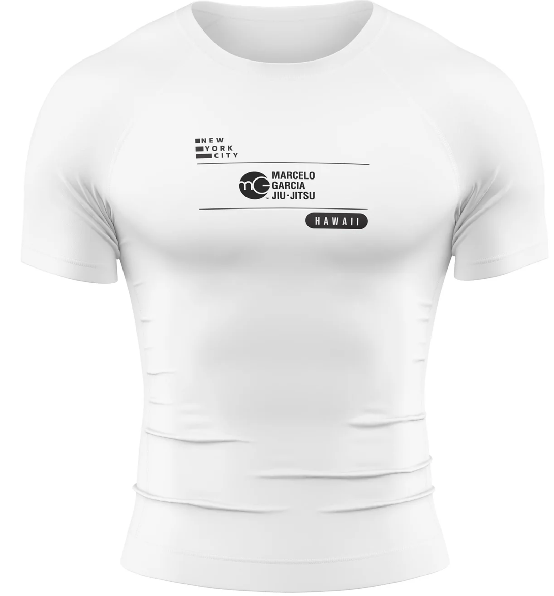 MGJJ x Kekoa Rashguard, SS White