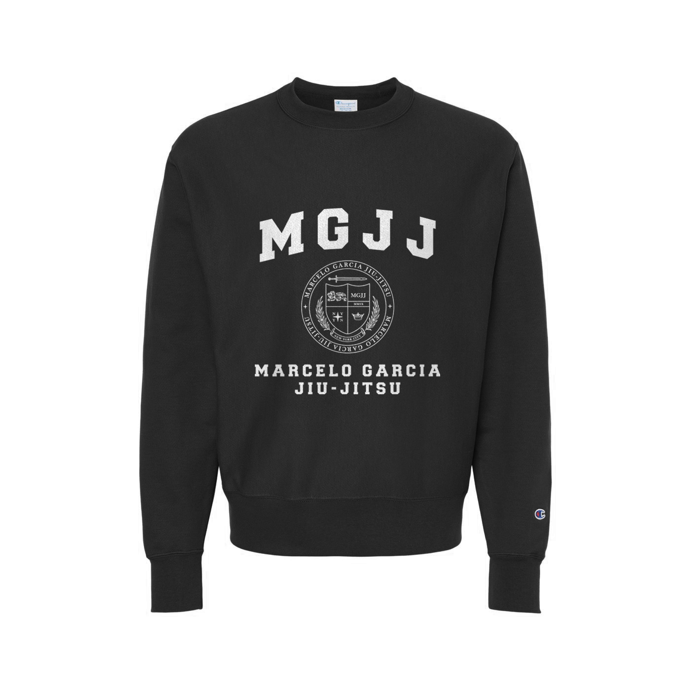 MGJJ College Crest Sweatshirt x Champion Reverse Weave®, Black