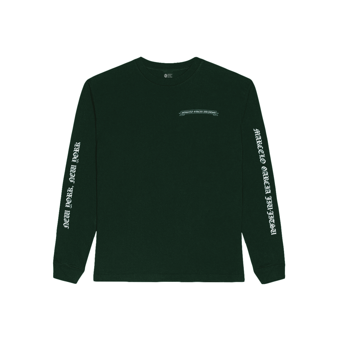 MGJJ Gothic Ribbon LS Tee, Forest Green