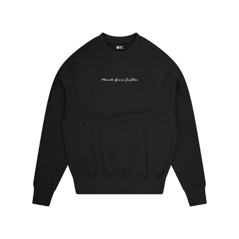 MGJJ Script Sweater, Black