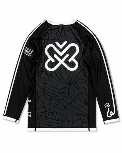 MGJJ x Jasper Wong Kaleidoscope Rash Guard Long Sleeve, Black