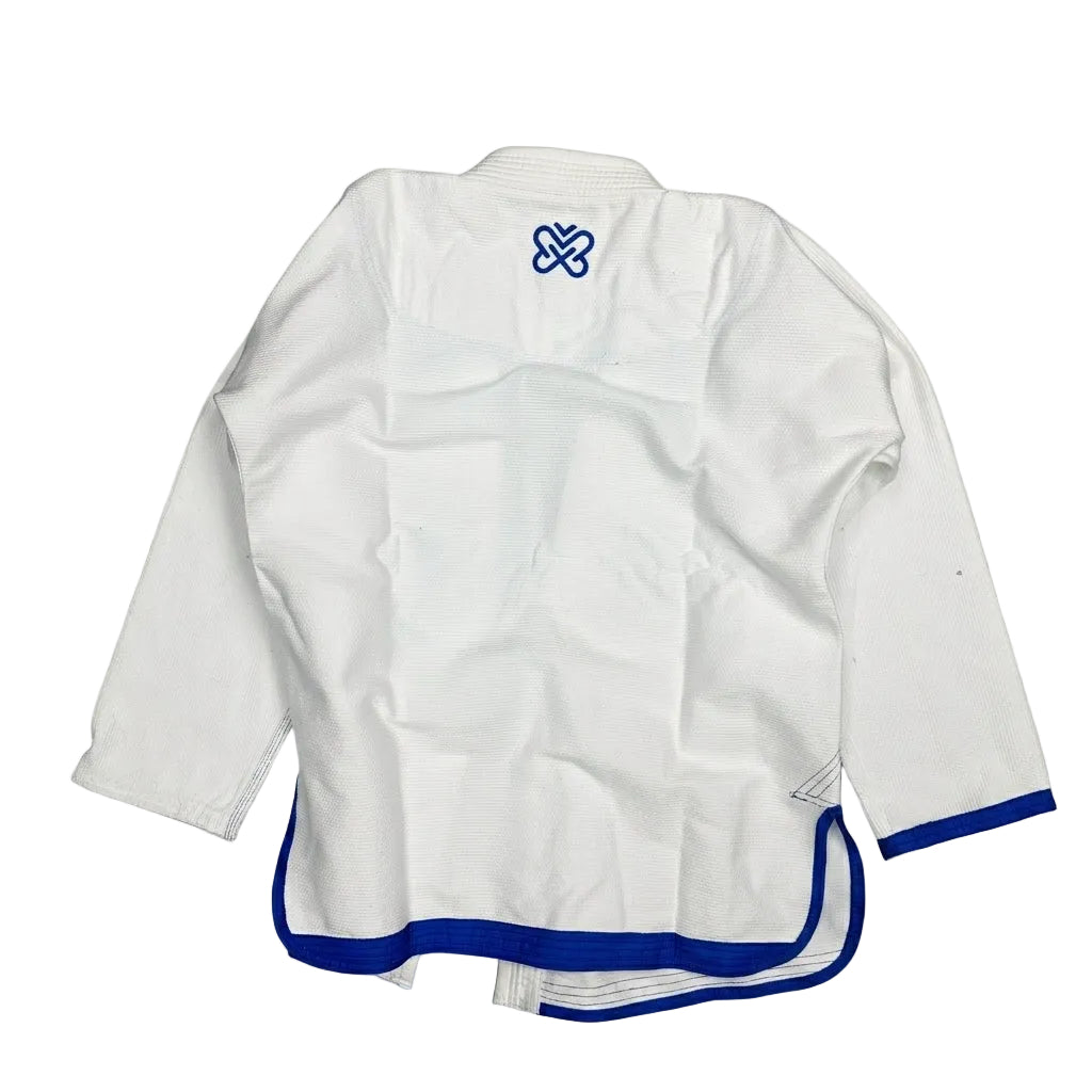 Kaleidoscope Kimono, White / Blue