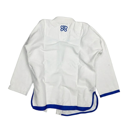 Kaleidoscope Kimono, White / Blue