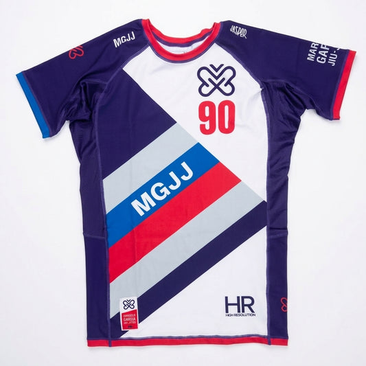 MGJJ x Jasper Wong VHS Purple Rash Guard, Blue