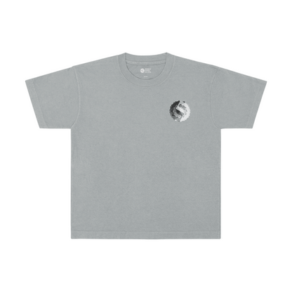 MGJJ Abstract 4 Yin Yang, Garment-Dye Slate