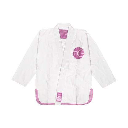MGJJ Pink Adult Kimono, White