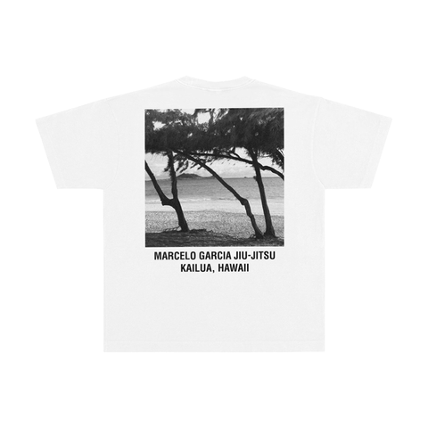 MGJJ Hawaii Lanikai Tee, Garment-Dye White