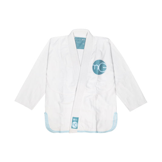 MGJJ x Kekoa Teal Kids Kimono, White