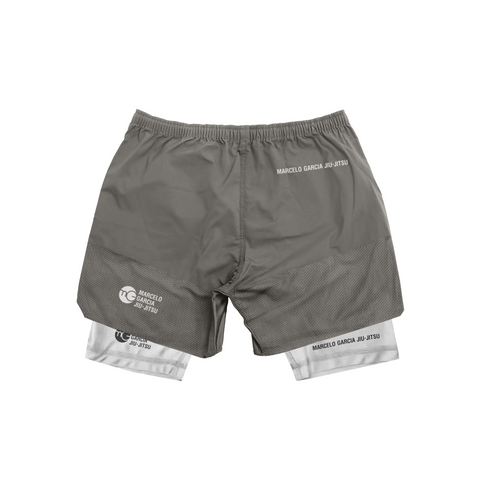 MGJJ Grappling Shorts v2 & Liner, Grey