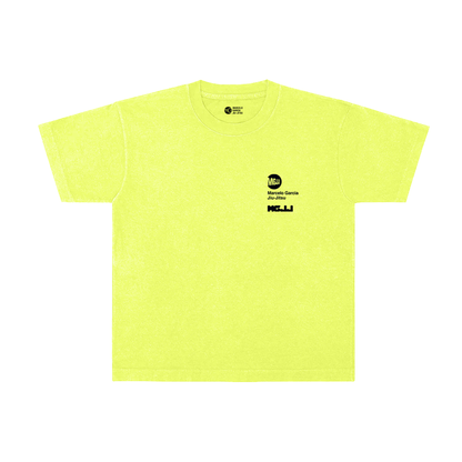 MGJJ x MTA Tee, Garment Dyed Neon Yellow