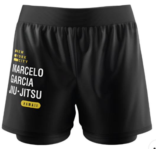 MGJJ x Kekoa Grappling Shorts, w/ Liner Black