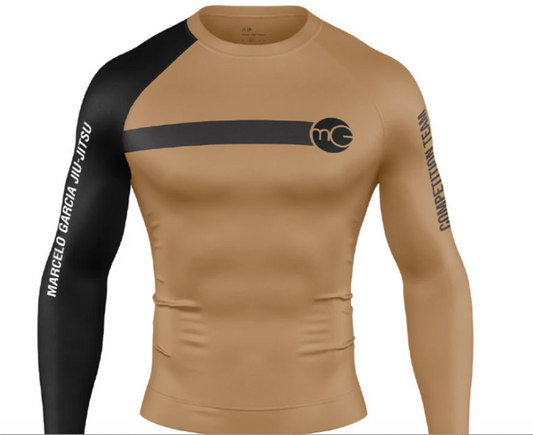 MGJJ x Kekoa Competition Rashguard, LS Brown