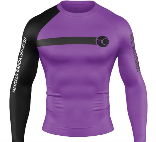 MGJJ x Kekoa Competition Rashguard, LS Purple