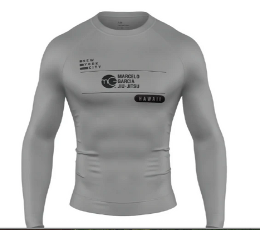 MGJJ x Kekoa Rashguard, LS Grey