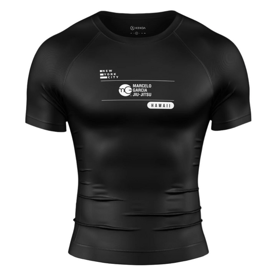 MGJJ x Kekoa Rashguard, SS Black