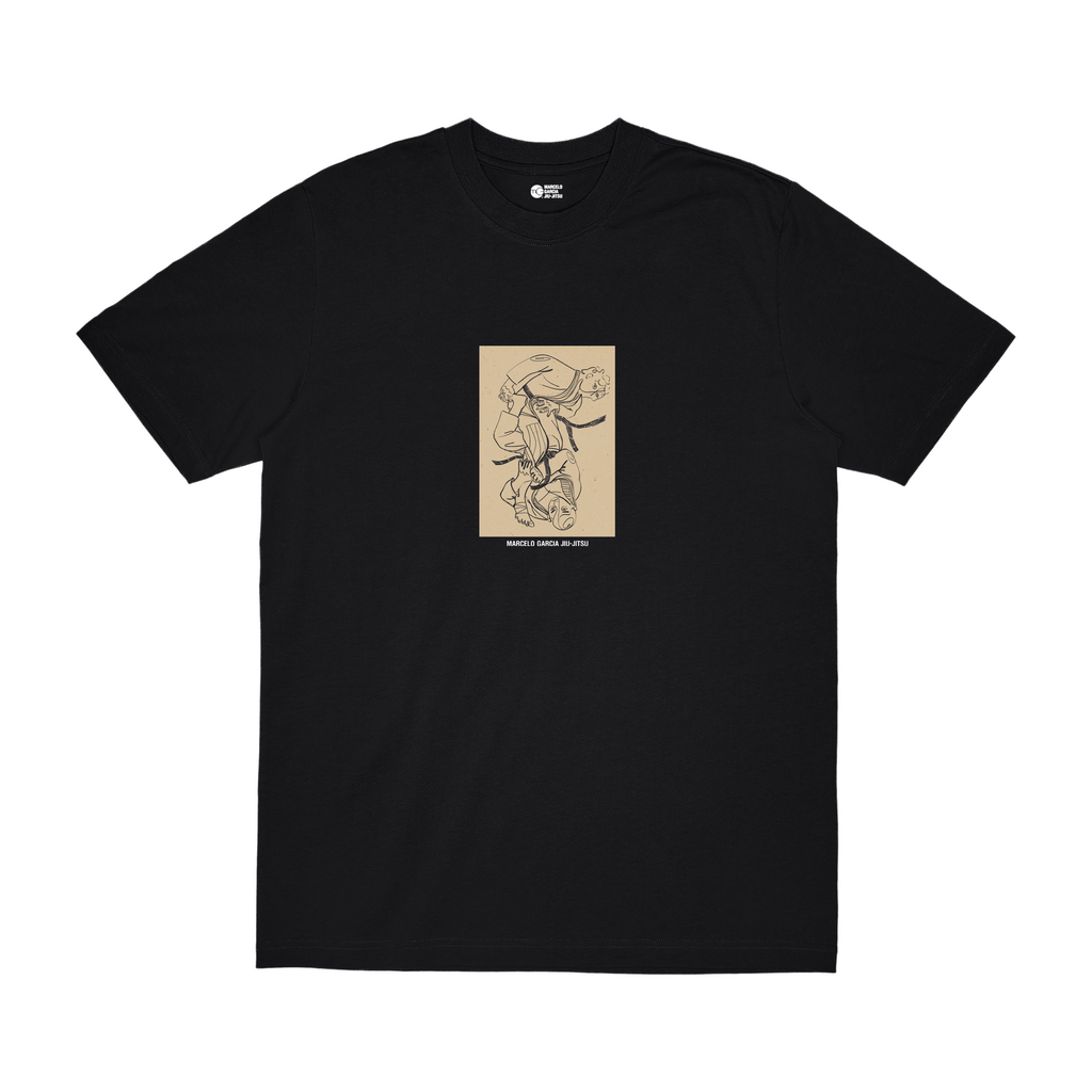 1LXG Cubism Etching Tee, Black