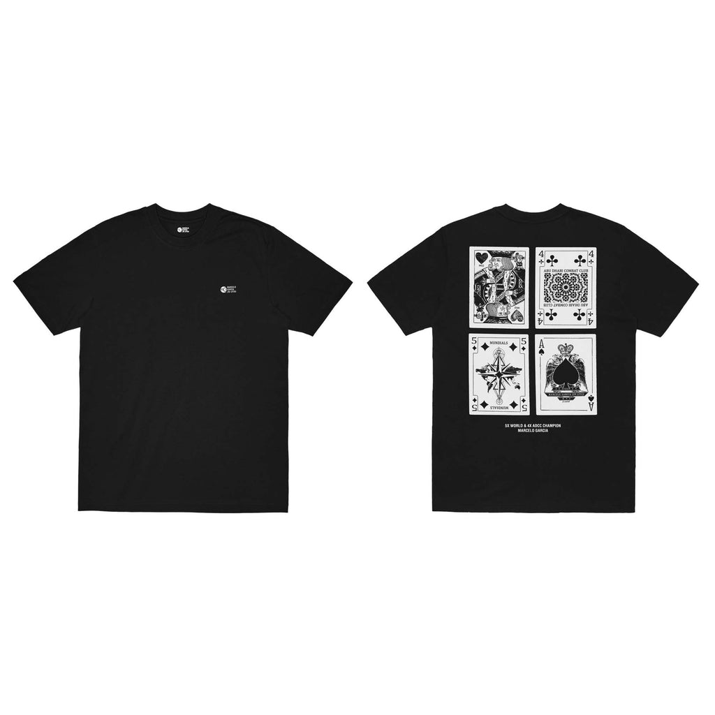 MGJJ 5x Worlds 4x ADCC Cards Tee, Black