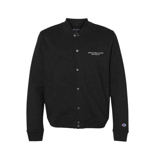 MGJJ NYC Logotype Fleece Gym Jacket x Champion® Collection, Black