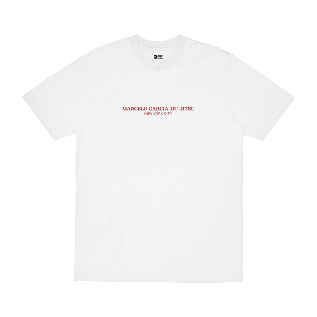 MGJJ NYC Classic Spell Out Tee, White