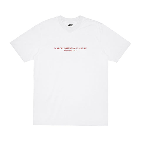 MGJJ NYC Classic Spell Out Tee, White