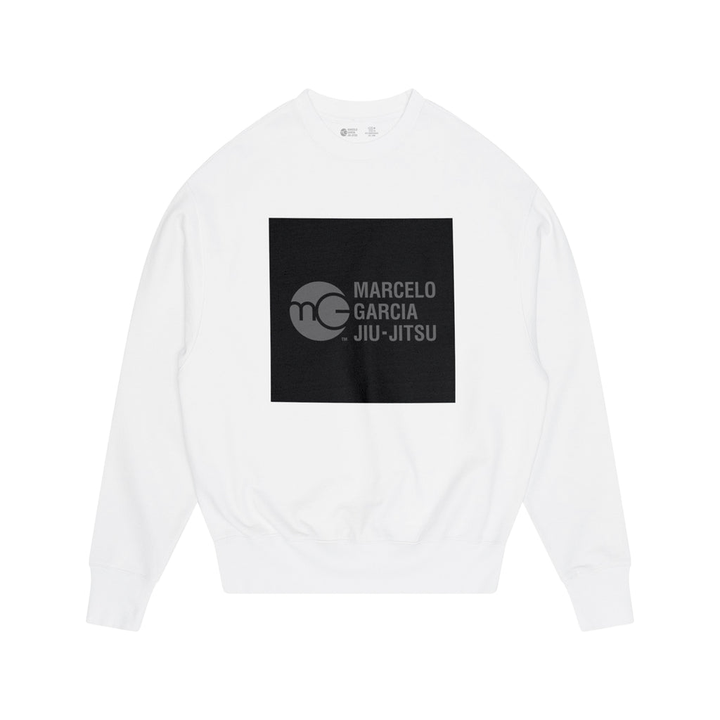 MGJJ Box Logo Sweater, White
