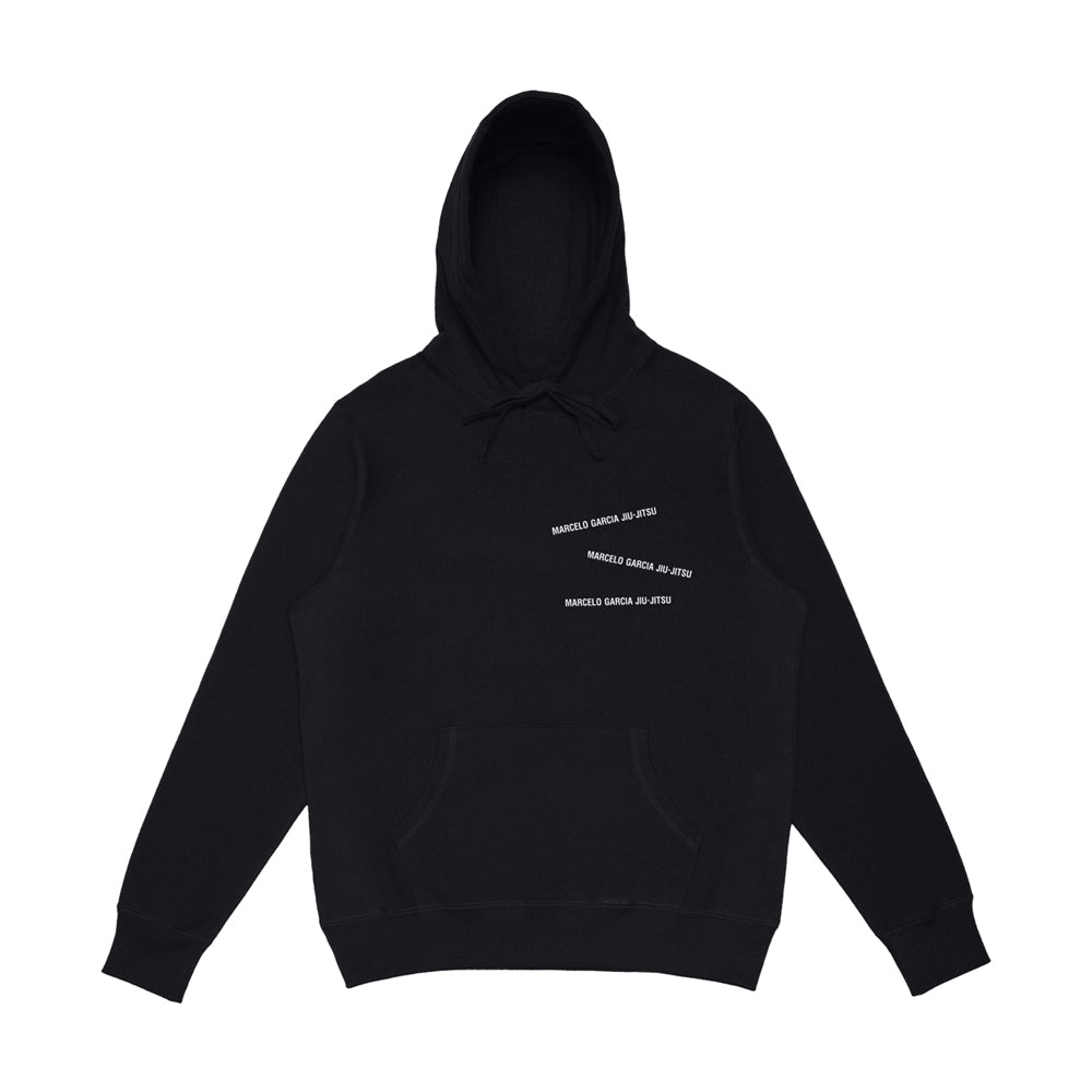 MGJJ Stacked Logotype Pull Over, Black